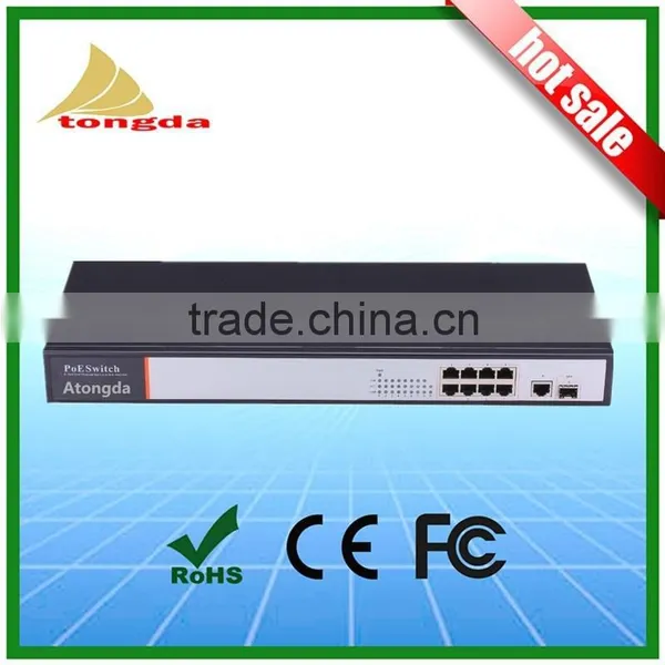 8 Port Gigabit Managed 8 Port PoE Fiber Switch for IP Camera With 8 Gigabit RJ45 and 2 SFP Slots photo-3