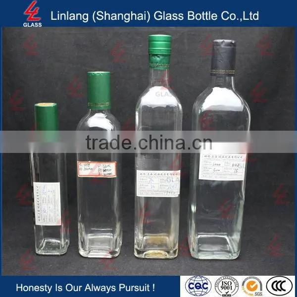 Extra Virgin Screw Cap Cooking Oil Transparent 50ml Marasca Olive Oil Glass Bottle