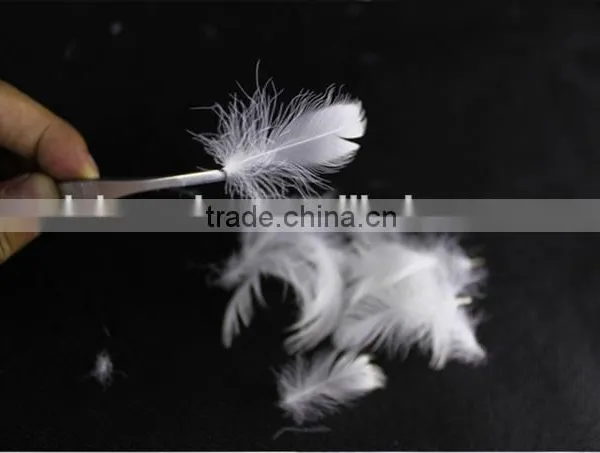 Factory Price 2-4cm Washed White Goose Feather fo Selling photo-4