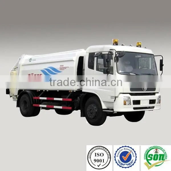 Rotating Blade Compression Garbage Truck