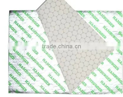 Printed Food Laminate Aluminum Foil Paper Sheet Hamburger Wrapper,paper Foil for Food photo-3