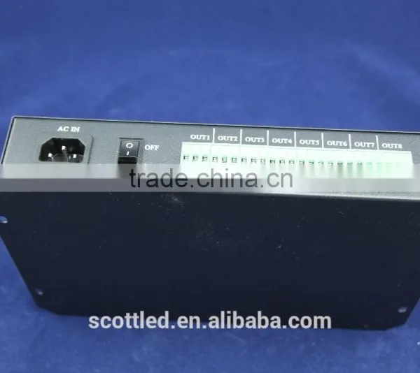 T-200K SD Card Online LED Pixel Controller; 8ports*512pixels, 4096pixels; Support photo-2