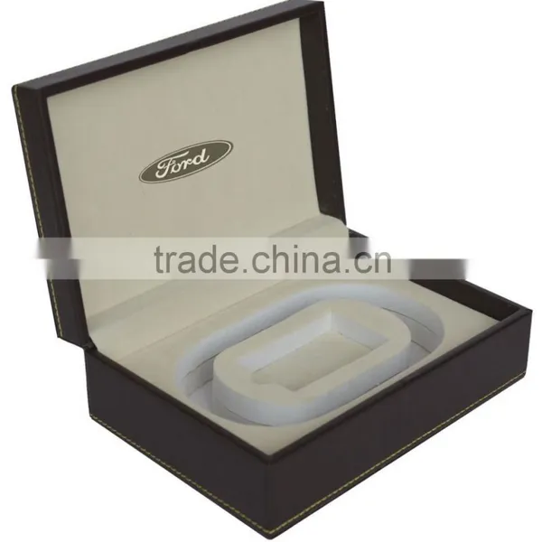 Leather Belt Gift Box for Auto Shop Promotion, Car Dealer Free Gift Box With Ford Logo, All Car Logo Customized