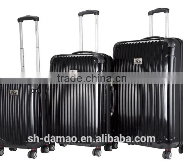 China Supplier Hot New Product for 2015 !!! Embossing Surface Travel Trolley Luggage photo-2
