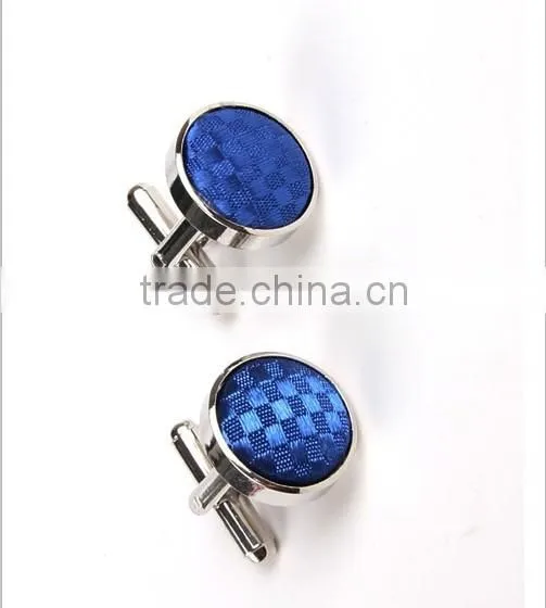 Personalized zinc alloy cufflinks grace diamond cuff link button