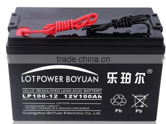 Guangzhou Best Selling 12 Volt 100ah Deep Cycle Vrla Battery