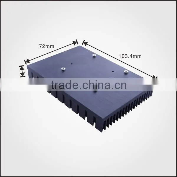 Heat Sink,extruded Aluminum Heatsink,black Anodized VGA Heatsinks photo-2