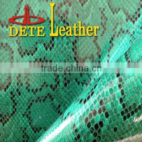 Raw Snake Skin Synthetic Leather Prices for Shoes