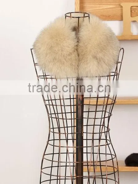 White Women Fox Fur Collar for Coat Popular in 2015 photo-6