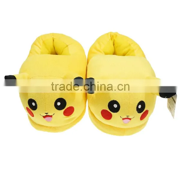 Anime cartoon charater Pokemon pikachu plush slippers                        
                                                Quality Choice