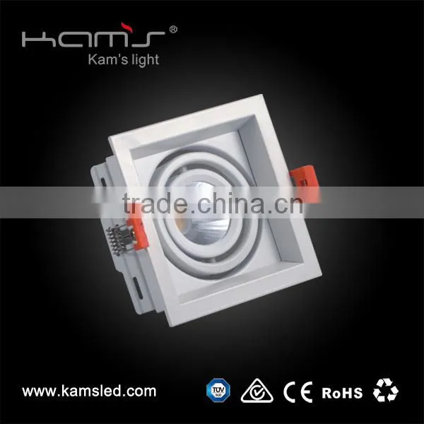 Hot Sales Led Gimbal Ceiling Downlight LED Grille Light 10W/20W/30w/40w/60w 2 Headsled Grille Light photo-3