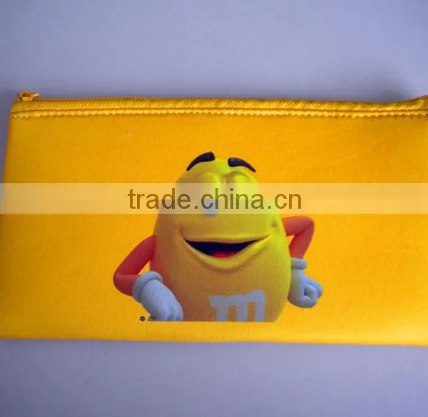 2016 Fashion Cute Neoprene Pencil Bags/Case/Pouch With High Quality /Sundry Receive Package