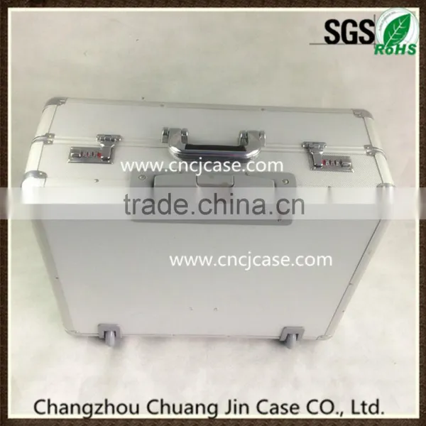 Abs Aluminum Trolley Case With Sandwich Zipper Bag photo-3