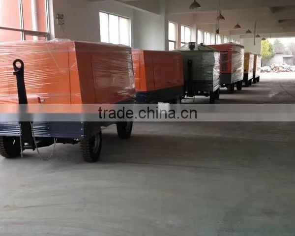 132kw 13 m3 Diesel Motor Double Screw Towable Medium Pressure Air Compressor photo-5
