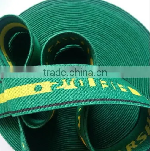 Wholesale jaquard elastic webbing polyester elastic band