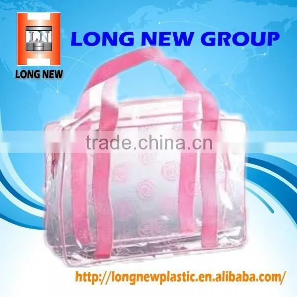 E Health Food File Handbag Cometic Custom Plastic Makeup Bag photo-3