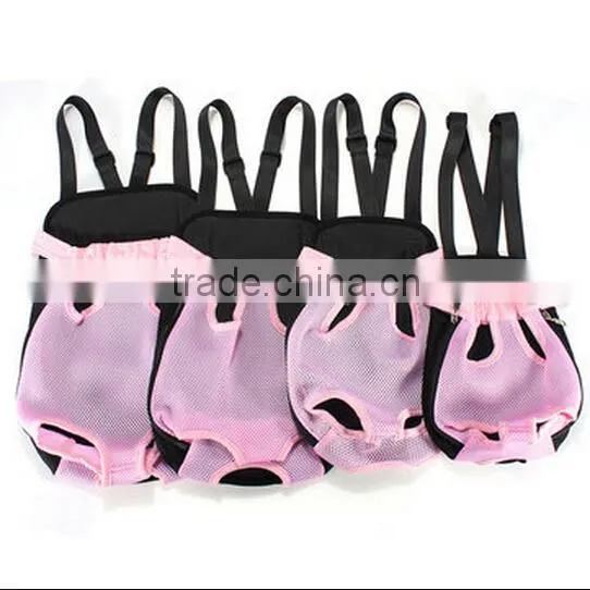 Breathable Mesh Fabric Dog Carrier / Pet Chest Backpack / Pet Shoulder Straps photo-4