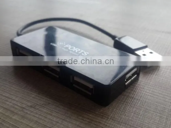 New High Speed 4 Ports USB 2.0 Hub Portable USB HUB With Line photo-5