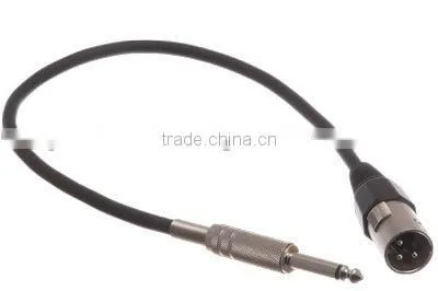 Pro-Audio Cable XLR Male to 1/4 IN Plug - 1.5 FT