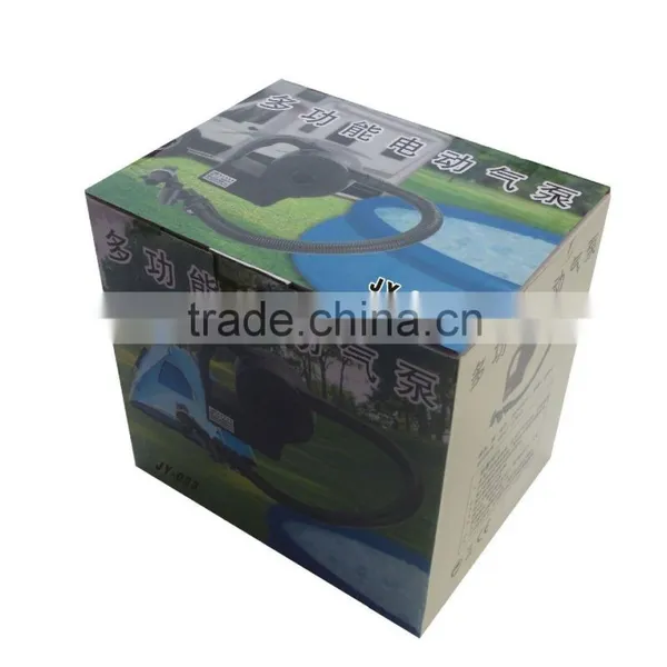 DC 12V/AC 230V 3 Universal Nozzle Adaptors Portable Electric Air Pump photo-6