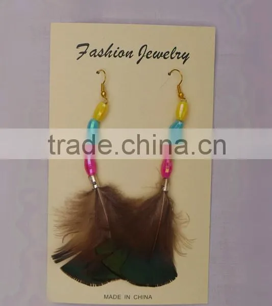 The Elegent Beautiful Feather Eardrop photo-2
