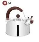Atainless Steel Whistling Kettle With Fixed Bakelite+sus Handle