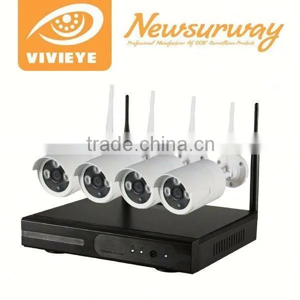Full HD 720P WIFI NVR and WIFI Camera Home Security 4ch Wifi Nvr Kit Smart Home Security System photo-2