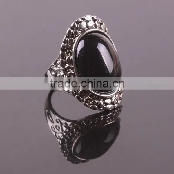 2015 Fashion Natural Turquoise Tibetan Silver Ring photo-2