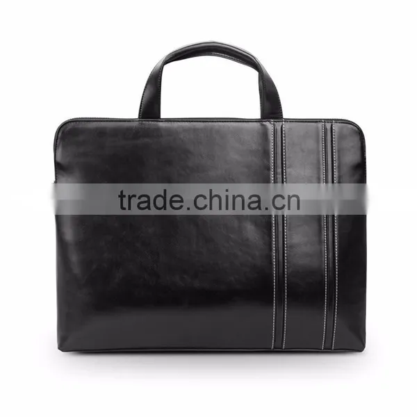 QIALINO Designer Genuine Leather Business Bag Men's Genuine Leather Laptop Bag for Macbook Air/pro 12 13 photo-2