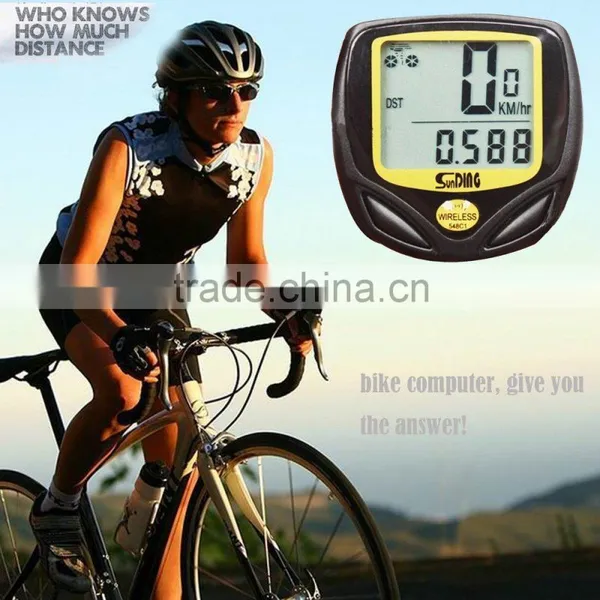 Best Sale Multi Function Wireless Bicycle Computer Odometer Mechanical Bicycle Speedometer photo-2