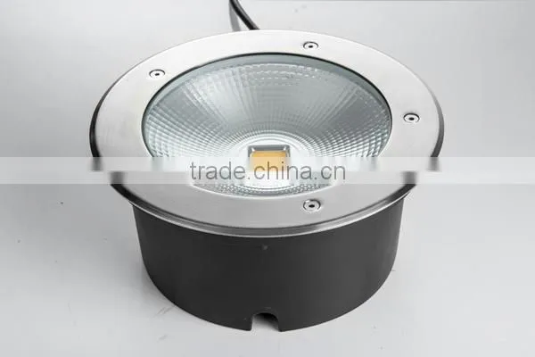 2016 Stainless Steel Cover Recessed Concrete Lights COB 30W LED Underground Light Outdoor Waterproof IP67 photo-2