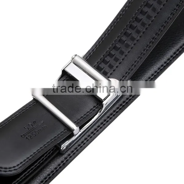 Wholesale Leather Belt Strap Automatic Buckle Leather Belt Black Leather Belt photo-4