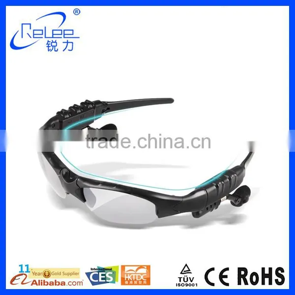 Fashion Sport Camera Mp3 Function Smart Bluetooth Sunglass