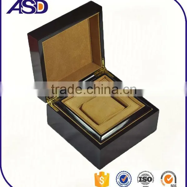 High Quality Piano Lacquered Wood Watch Boxes & Cases Storage Box Cheap Gift Case photo-3