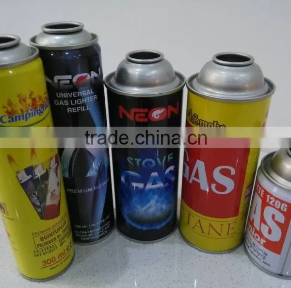 Aerosol Tin Can for Butane Gas