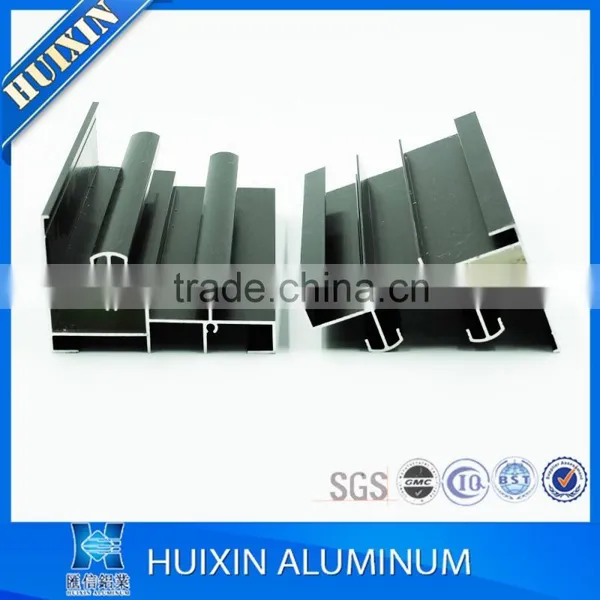 Good Looking Anodized Bronze Aluminum Extrusion Profile for Door Frame photo-5