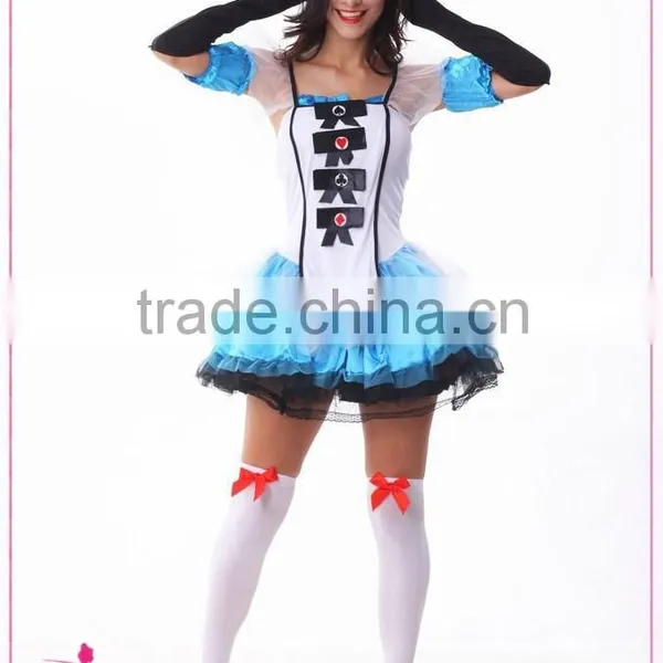 Wholesale Ladies Halloween Costumes Alice in Wonderland Fairytale Fancy Dress Costumes photo-4