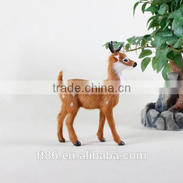 Unstuffed Animals Real Looking Deer Hanging Toy Miniature Deer photo-5
