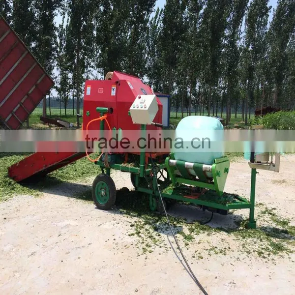 silage baler and wrapper machine