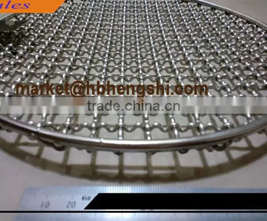 Round Galvanized Barbecue Grill Wire Mesh / BBQ Grill Netting Price (factory) photo-5