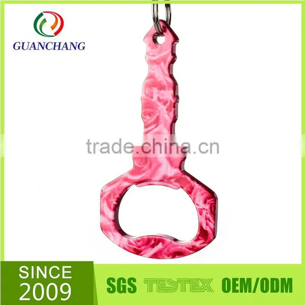 Wholesale Good Quality Cut Beer Custom Made Bottle Opener Key Chains photo-2