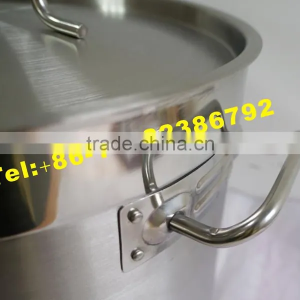 Highly Innovative 04 Style Commercial Stainless Steel Soup & Stock Pots With Compound Bottom (sandwich) Sand Finished photo-3