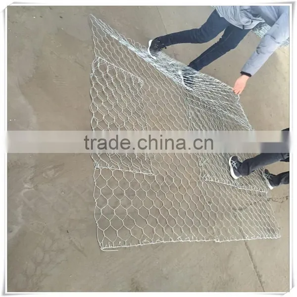 2017 Qiangyu Hot Sale Gabion Mesh 2*1*1m Hexgonal Galvanized Gabion Wire Mesh Box photo-2