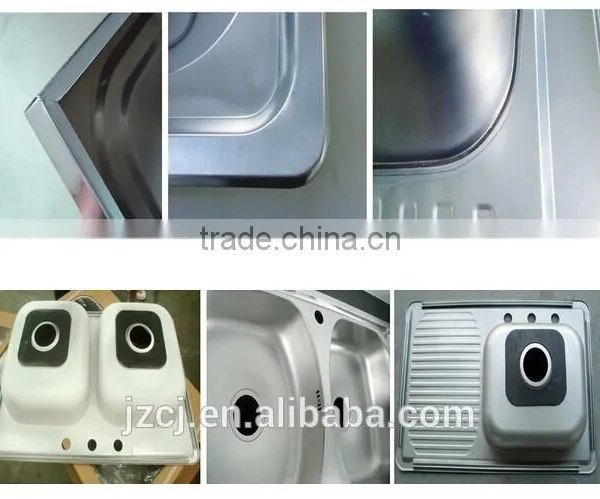 Taizhou Factory Supply Stainless Steel Kitchen Sink 100x50 photo-3