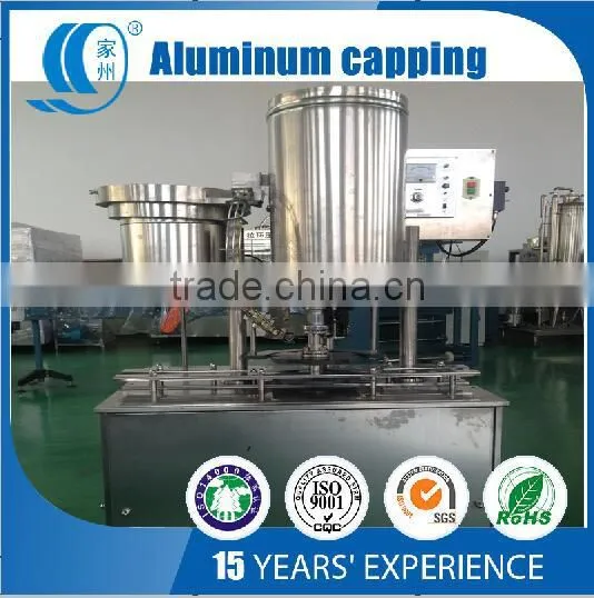 Aluminum cap thread capping machine