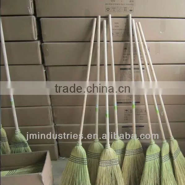 Nature Corn Broom Stick With Wooden Handle photo-4