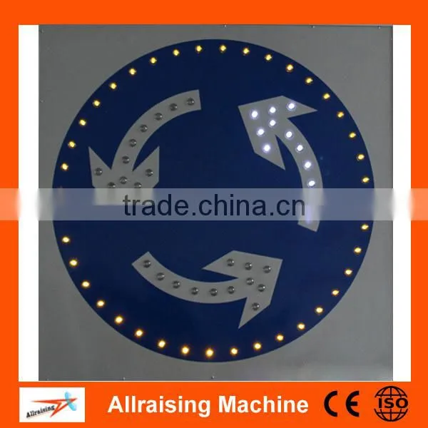 LED Solar Island Road Traffic Sign photo-3