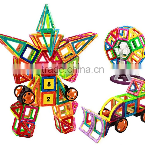 Hot Sale Plastic Educational Magnetic Building Block Brick Toys for Kids photo-3