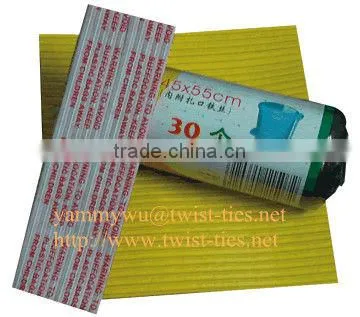 Paper/plastic Bag Closure/gang Twist Ties for Bags