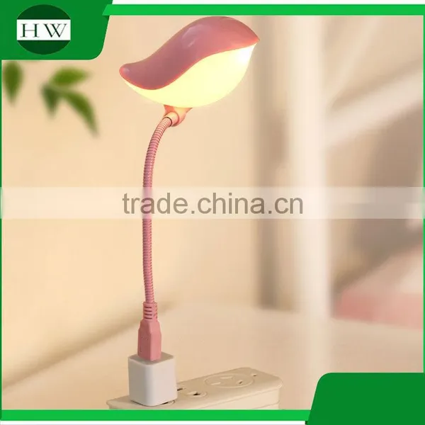 Plastic Bird Eye Protection Usb Rechargeable Led Study Reading Desk Table Touch Night Light Lamp photo-3
